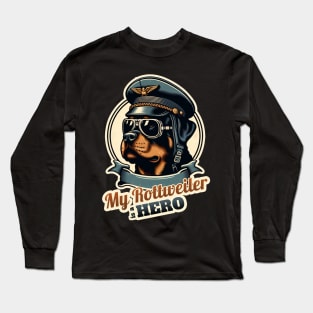 Pilot Rottweiler Long Sleeve T-Shirt